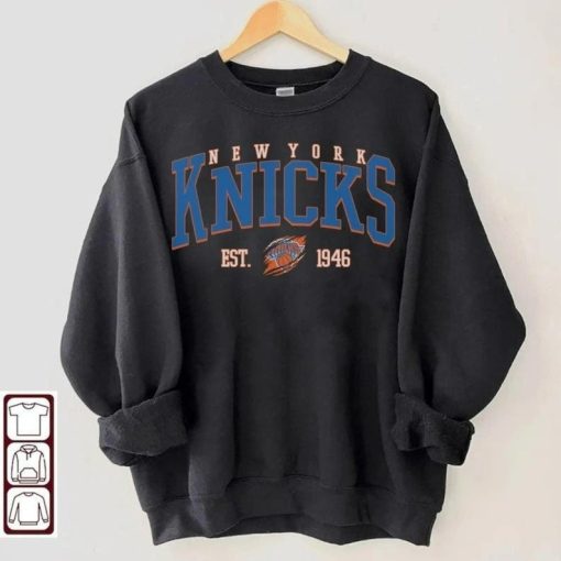 Vintage New York Basketball Shirt, K.nicks Sweatshirt, New York Basketball Hoodie gift for men women basketball fan