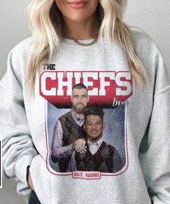 Travis Kelce Patrick Mahomes Kansas city Football Shirt, The Chiefs step Bros Funny Sweatshirt