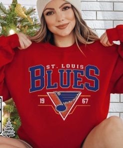 Retro ST. Louis Blue Shirt, Crewneck ST. Louis Blue Sweatshirt, Jersey Hockey Gift For fan