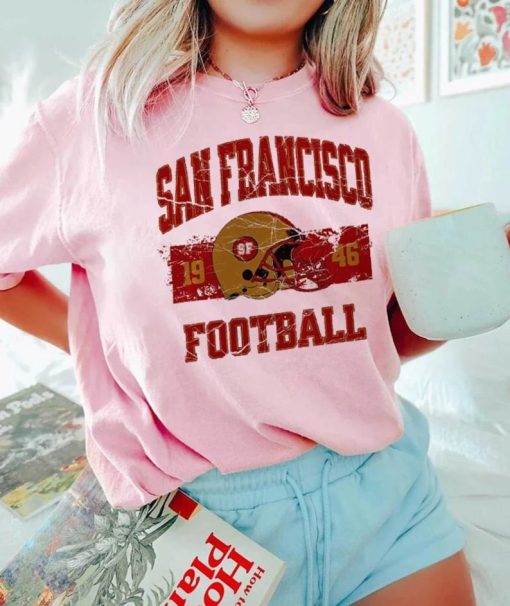 Vintage San Francisco T Shirt, SF 1946 Shirt, San Francisco Football Shirt, Vintage Football Shirt, SF 1946 outfit