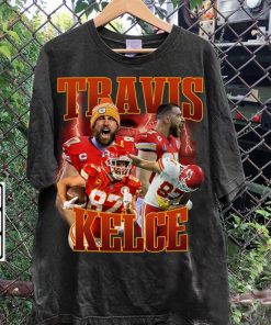 Vintage 90s Graphic Style Travis Kelce T-Shirt - Travis Kelce Football TShirt - Travis Kelce Vintage Tee For Man and