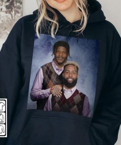 Lamar Jackson OBJ Odell Beckham Jr Baltimore Football T Shirt, Funny Step bros Sweatshirt Gift Fathers Day