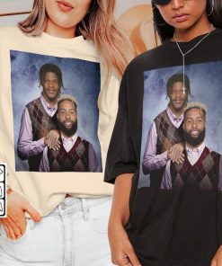 Lamar Jackson OBJ Odell Beckham Jr Baltimore Football T Shirt, Funny Step bros Sweatshirt Gift Fathers Day