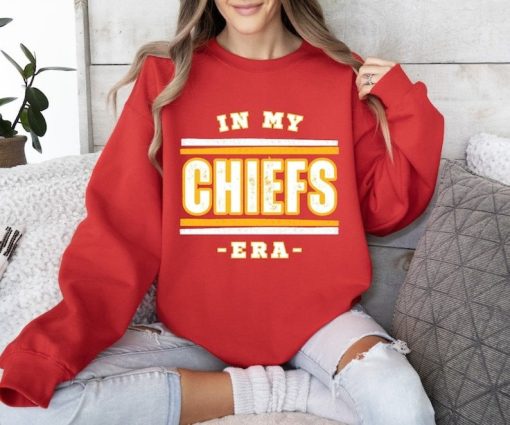 In My Chiefs Era Shirt, Travis Kelce Swiftie Sweatshirt, Travis Kelce Football Hoodie, Taylor and Travis Unisex tee