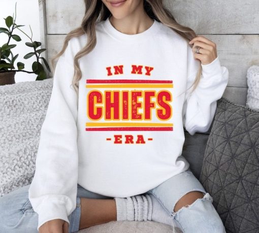 In My Chiefs Era Shirt, Travis Kelce Swiftie Sweatshirt, Travis Kelce Football Hoodie, Taylor and Travis Unisex tee