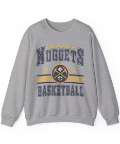 Denver Basketball Vintage Shirt, Nuggets Retro Sweatshirt, Gift For Fan Denver Christmas T-shirt