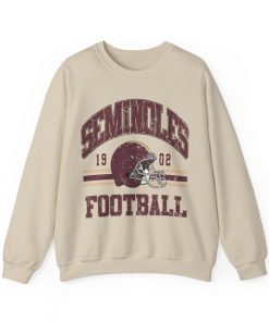 Florida State Football Sweatshirt, Shirt Retro Style 90s Vintage Unisex Crewneck Football American