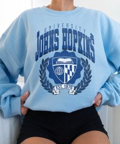 Johns Hopkins University vintage style sweatshirt, Johns Hopkins University shirt, Johns Hopkins College