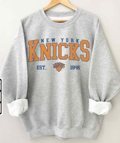 Vintage 90s New York Knicks Shirt, Crewneck New York Knicks Sweatshirt, Hoodie Retro For Women And Men Basketball