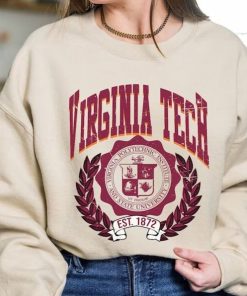 University of Virginia Tech - 1872 Sweatshirt, Vintage University of Virginia Tech - 1872 Sweatshirt