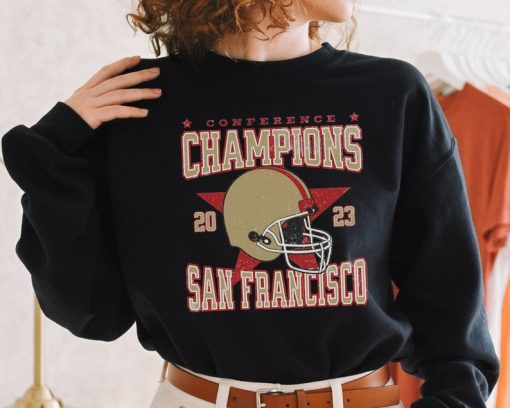 Conference Champions 2023 San Francisco Football Crewneck Sweatshirt, San Francisco T Shirt, SF 1946 Shirt