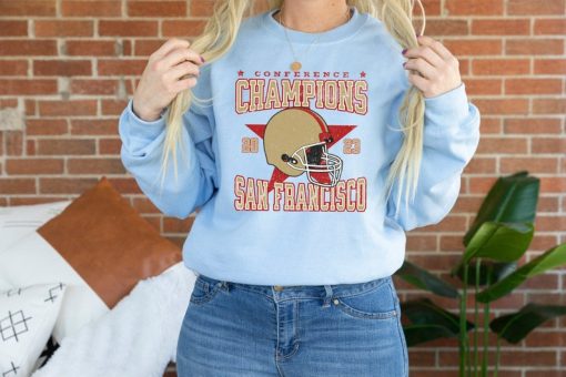 Conference Champions 2023 San Francisco Football Crewneck Sweatshirt, San Francisco T Shirt, SF 1946 Shirt