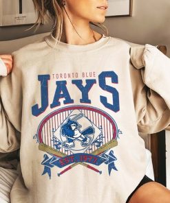 Vintage 90s Toronto baseball Unisex T-shirt, Toronto Baseball Crewneck Sweatshirt, Toronto EST 1977 Hoodie