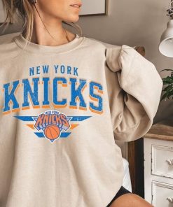 New York Knicks Sweatshirt Women Vintage New York Knicks Crewneck Men Distressed Knicks Pullover Vintage Unisex Knicks