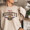 Denver Nuggets Sweatshirt Vintage Women Nuggets Retro Sweatshirt Denver Nuggets Pullover Nuggets Men Crewneck Vintage