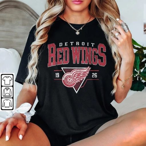 Vintage 90s Detroit Red Wings Sweatshirt, Detroit Red Wings Unisex t-shirts, long-sleeved t-shirts