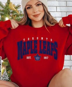 Toronto Maple Leafs Shirt, Merch Vintage 90s Sweatshirt Hockey Retro Unisex Crewneck Gift For Fan College