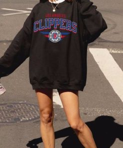 Los Angeles Clippers Sweatshirt Vintage Women LA Clippers Sweatshirt Retro Men Clippers Crewneck Clippers Pullover