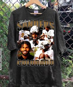 Vintage 90s Graphic Style Shedeur Sanders Tshirt - Shedeur Sanders Sweatshirt - Retro American Football Tee For Man and