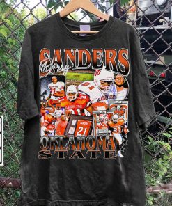 Vintage 90s Graphic Style Barry Sanders T-Shirt - Barry Sanders Sweatshirt - Retro American Football Tee For Man and