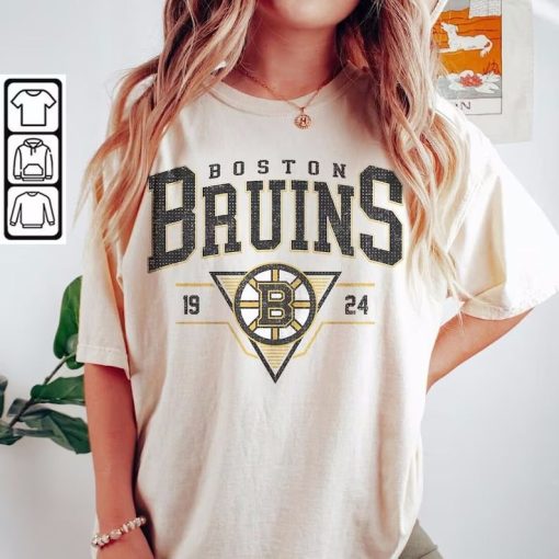 Vintage 90s Boston Bruins Sweatshirt, Boston Bruins Unisex t-shirts, long-sleeved t-shirts