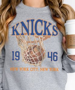 New York Basketball Vintage Shirt, Knicks 90s Basketball Graphic Tee Sweatshirt, NY Basketball Hoodie For Women And Men