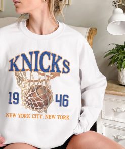 New York Basketball Vintage Shirt, Knicks 90s Basketball Graphic Tee Sweatshirt, NY Basketball Hoodie For Women And Men