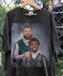 Jalen Hurts Jason Kelce Philadelphia Football Shirt, Eagles Funny Step Bros Sweatshirt