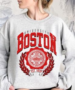 Boston University Sweatshirt, Vintage Boston University Sweatshirt, Boston College Shirt, Boston University Sweatshirt