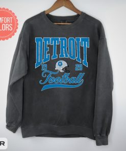 Detroit Football Comfort Colors Vintage Style Sweatshirt,Detroit Football Sweater,Detroit Football Shirt