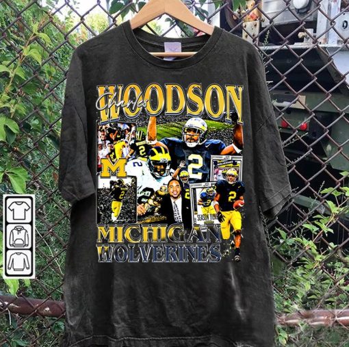 Vintage 90s Graphic Style Charles Woodson TShirt - Charles Woodson Sweatshirt - Retro American Football Tee For Man and