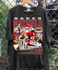 Vintage 90s Graphic Style Baker Mayfield T-Shirt - Baker Mayfield Sweatshirt - Retro American Football Tee For Man and