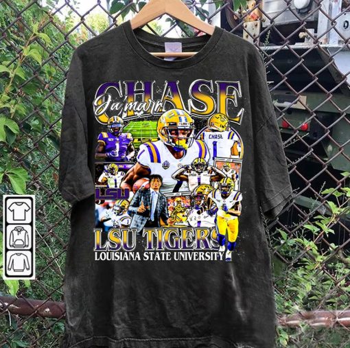 Vintage 90s Graphic Style Ja'Marr Chase T-Shirt - Ja'Marr Chase Hoodie - Retro American Football Tee For Man and Woman