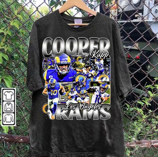 Vintage 90s Graphic Style Cooper Kupp T-Shirt - Cooper Kupp Hoodie - Retro American Football Tee For Man and Woman