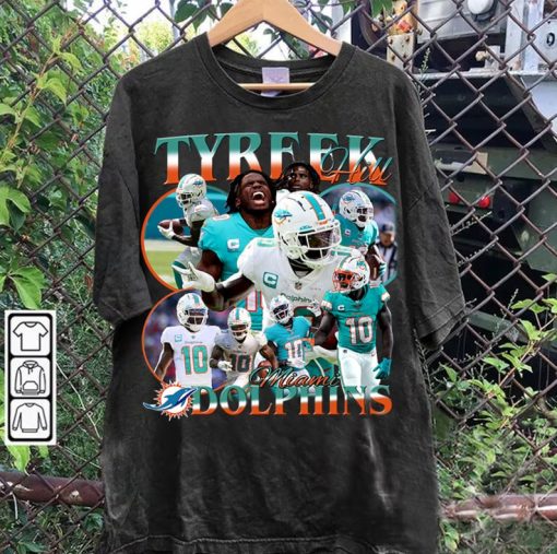 Vintage 90s Graphic Style Tyreek Hill T-Shirt - Tyreek Hill Hoodie - Retro American Football Tee For Man and Woman