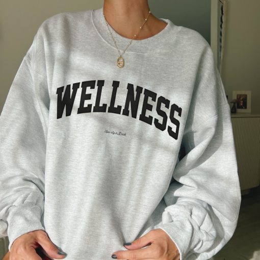 Wellness shirt mental health wellness crewneck sporty sweatshirt insipirational shirt mental health shirt vintage