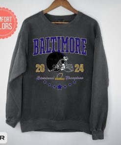 Baltimore Football Division Champions Vintage Style Comfort Colors Sweatshirt,Retro Baltimore Crewneck