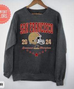 San Francisco Football Vintage Style Comfort Colors Sweatshirt, San Francisco Football Crewneck, SF Division Champions