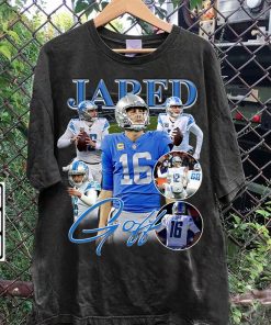 Vintage 90s Graphic Style Jared Goff T-Shirt - Jared Goff Sweatshirt - Retro American Football Tee For Man and Woman