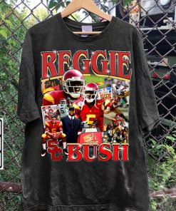 Vintage 90s Graphic Style Reggie Bush T-Shirt - Reggie Bush Hoodie - Retro American Football Tee For Man and Woman