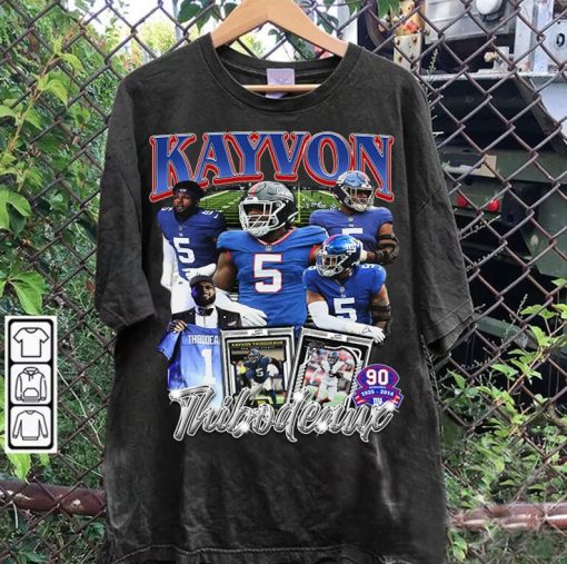 Vintage 90s Graphic Style Kayvon Thibodeaux TShirt - Kayvon Thibodeaux Hoodie - Retro American Football Tee For Man and