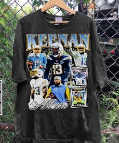 Vintage 90s Graphic Style Keenan Allen T-Shirt - Keenan Allen Hoodie - Retro American Football Tee For Man and Woman