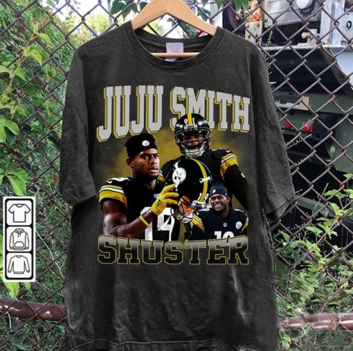 Vintage 90s Graphic Style JuJu Smith-Schuster T-Shirt - JuJu Smith-Schuster Hoodie - American Football Tee For Man and