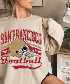 Vintage San Francisco Football Crewneck Sweatshirt, 49ers Shirt, Niners Hoodie