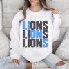 Vintage Detroit Football Sweatshirt, Lions Football Crewneck Retro Style Shirt