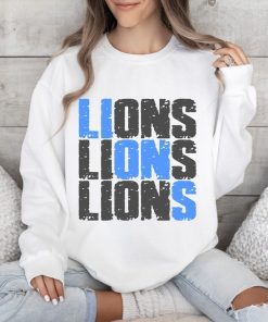 Vintage Detroit Football Sweatshirt, Lions Football Crewneck Retro Style Shirt