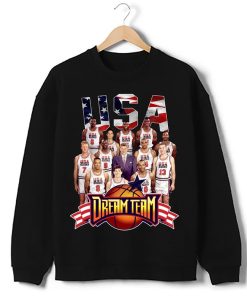 1992 USA Dream Team Olympics Basketball Vintage Retro Style Graphic T-Shirt