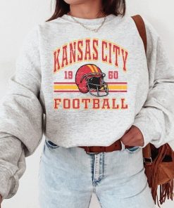 Retro Style Kansas City Football Sweatshirt, Vintage Style Kansas City Fan Gift