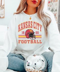 Retro Style Kansas City Football Sweatshirt, Vintage Style Kansas City Fan Gift