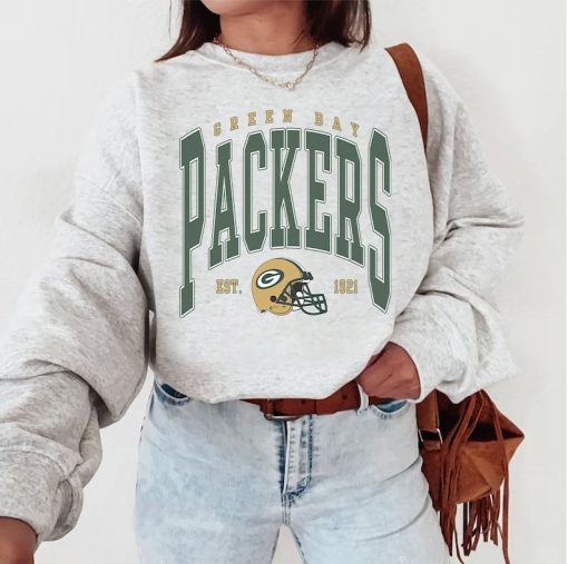 Vintage Green Bay Football Sweatshirt , Retro Vintage Style Unisex Tshirt Packers Fan Gift, Green Bay Football